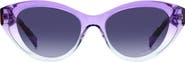Missoni 53mm Oval Cat Eye Sunglasses