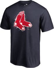 FANATICS Men's Fanatics Branded Navy Boston Red Sox Splatter Logo T-Shirt