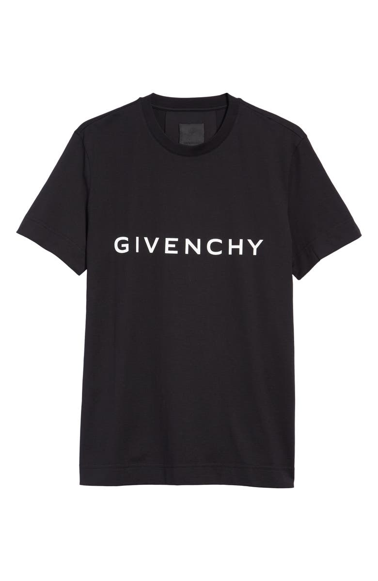 Givenchy Slim Fit Cotton Logo Tee, Alternate, color, 