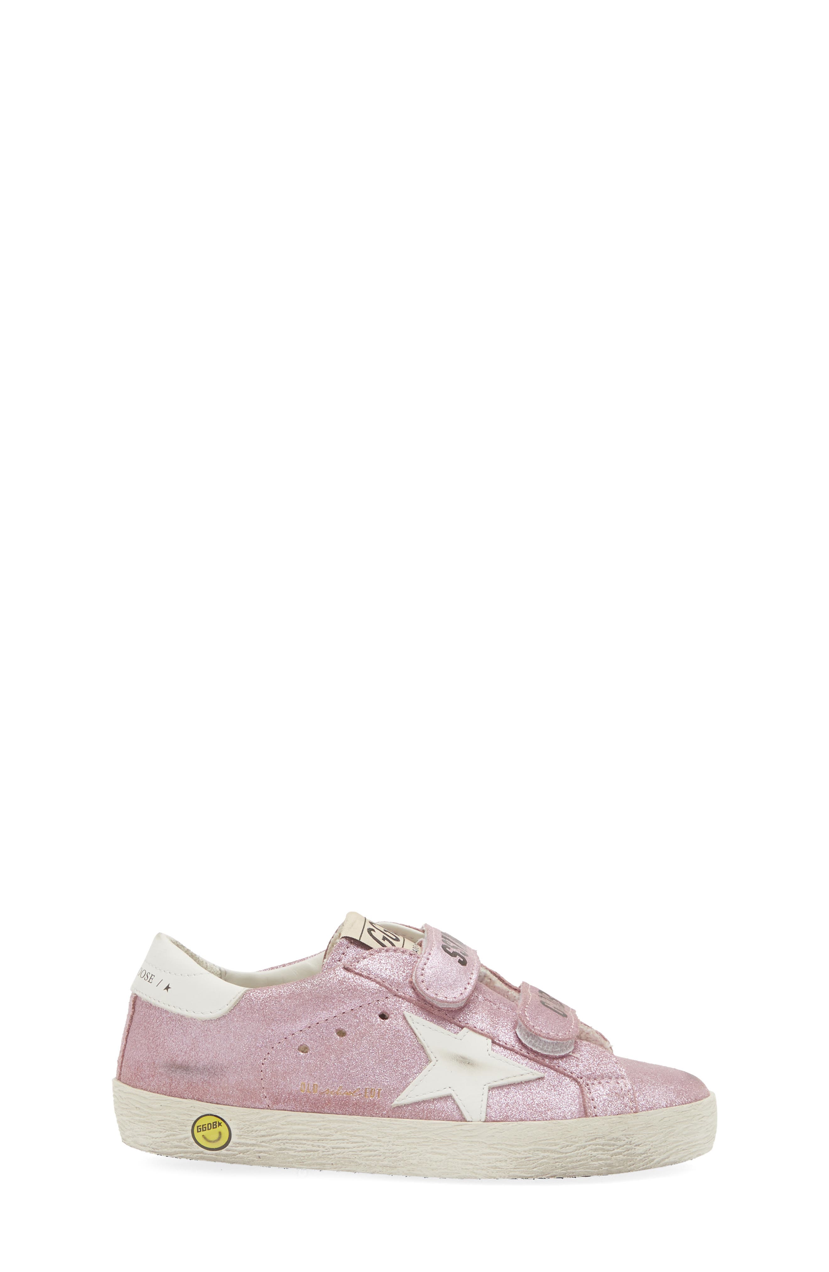 Golden Goose Kids' Old School Metallic Laminated Sneaker, Alternate, color, 