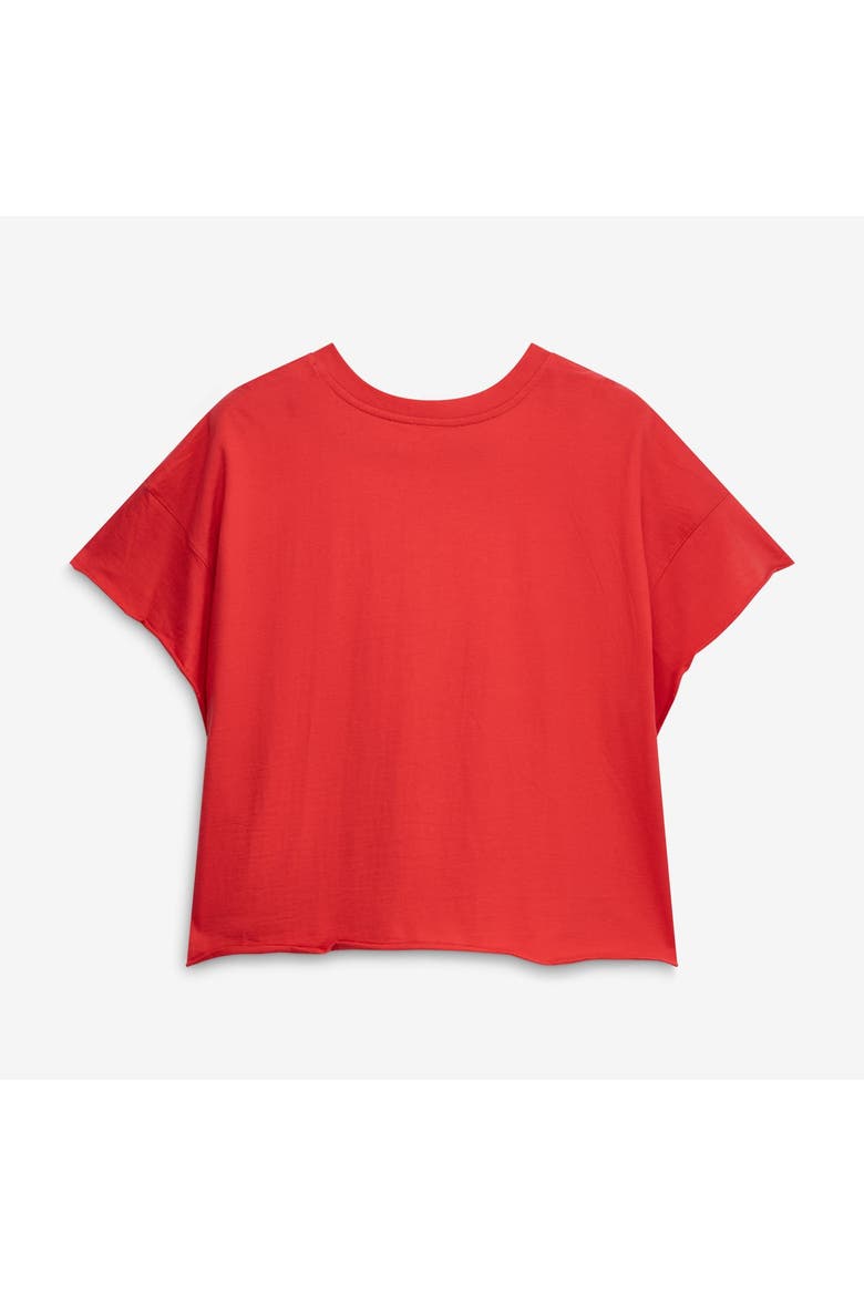 Women's '47  Red Chicago Cubs Plus Size Win Big Oversized Notch-Neck T-Shirt, Alternate, color, Red
