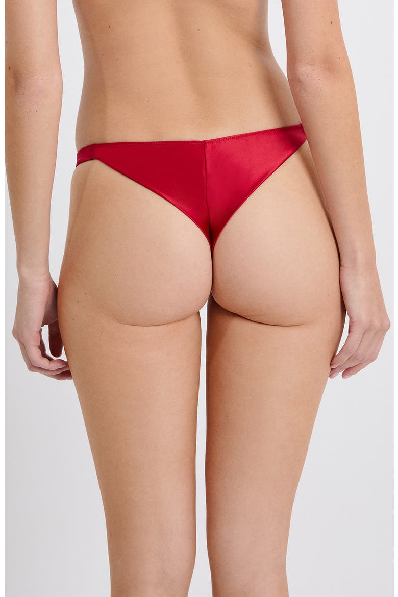 Divine Brazilian Cut Thong, Alternate, color, RED