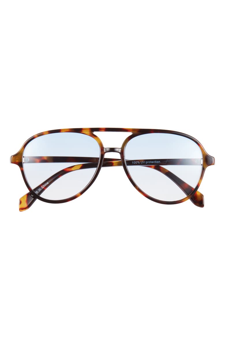 BP. Aviator Sunglasses, Main, color, Tort- Blue