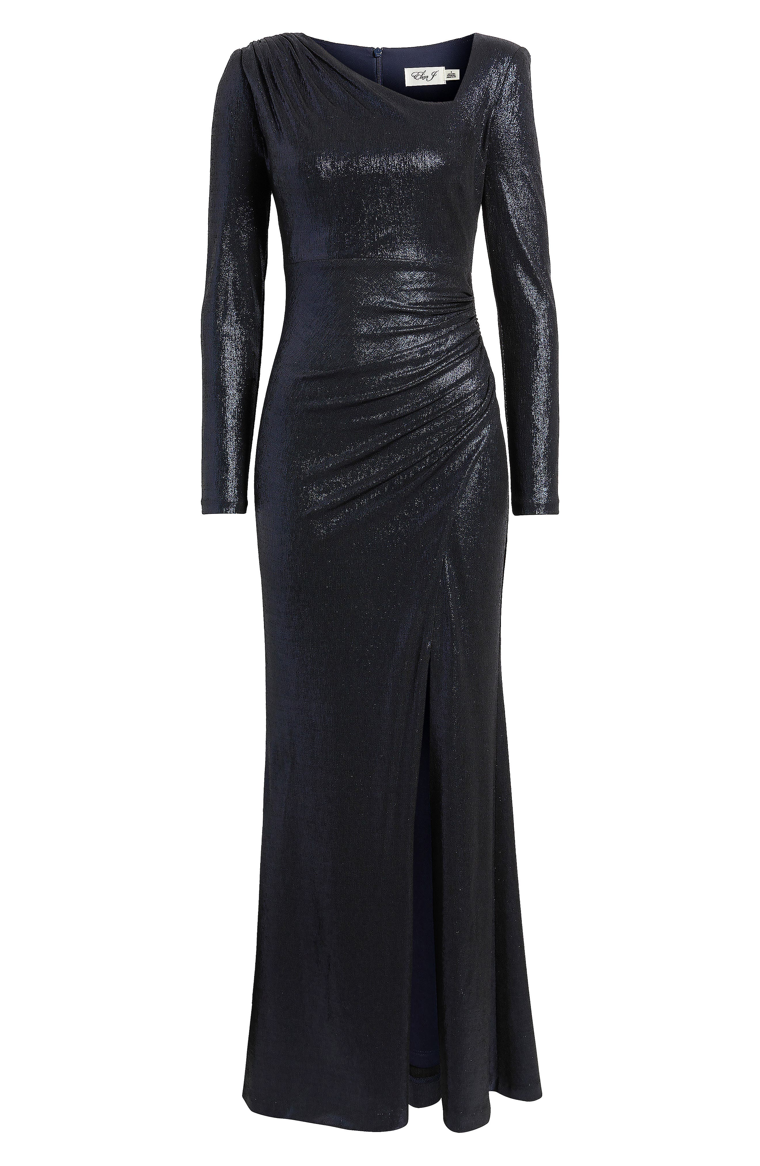 eliza j long sleeve dresses Eliza J Black Long Sleeve Body-Con Dress Size Large $138