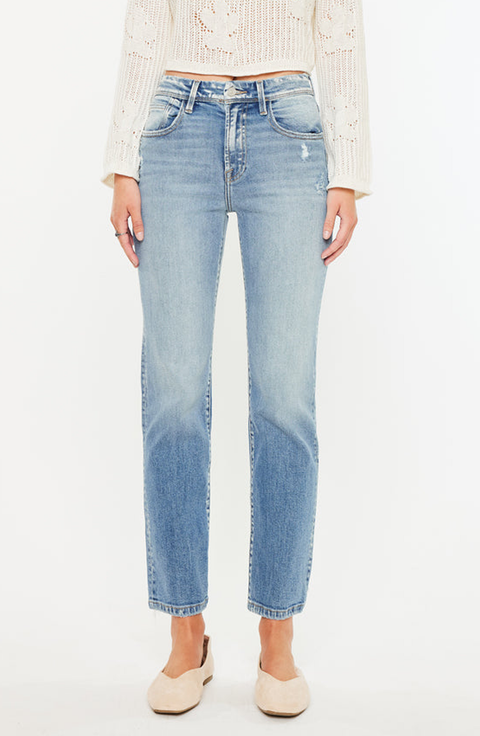 Ellie Premier High Rise Straight Jeans