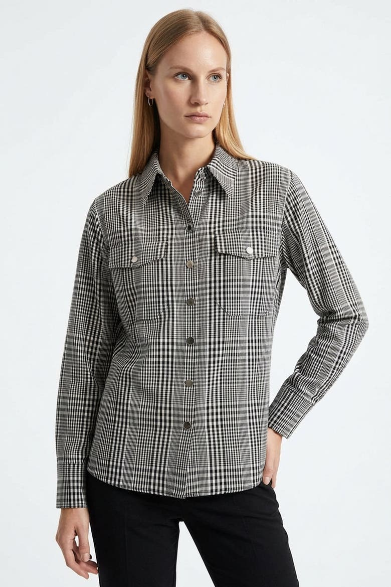 Hayley Long, Main, color, Black Striped