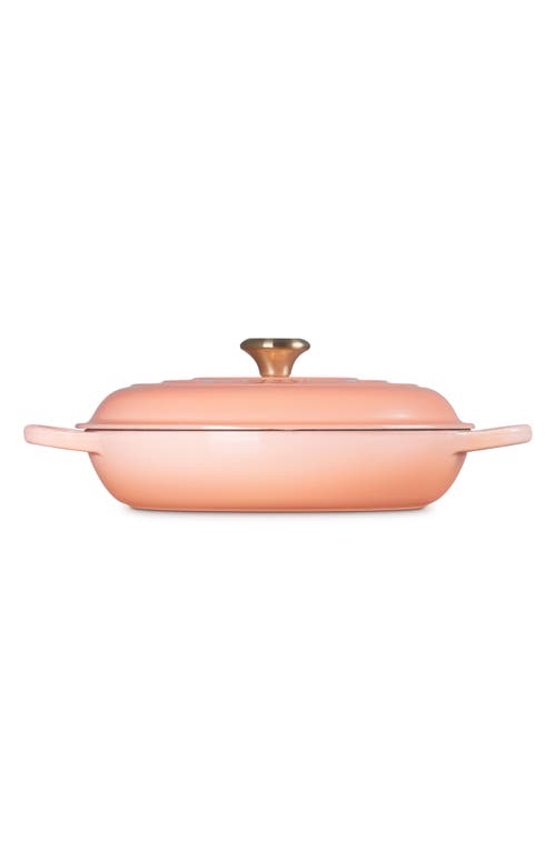 Le Creuset Signature 3.5-quart Enameled Cast Iron Braiser In Peche
