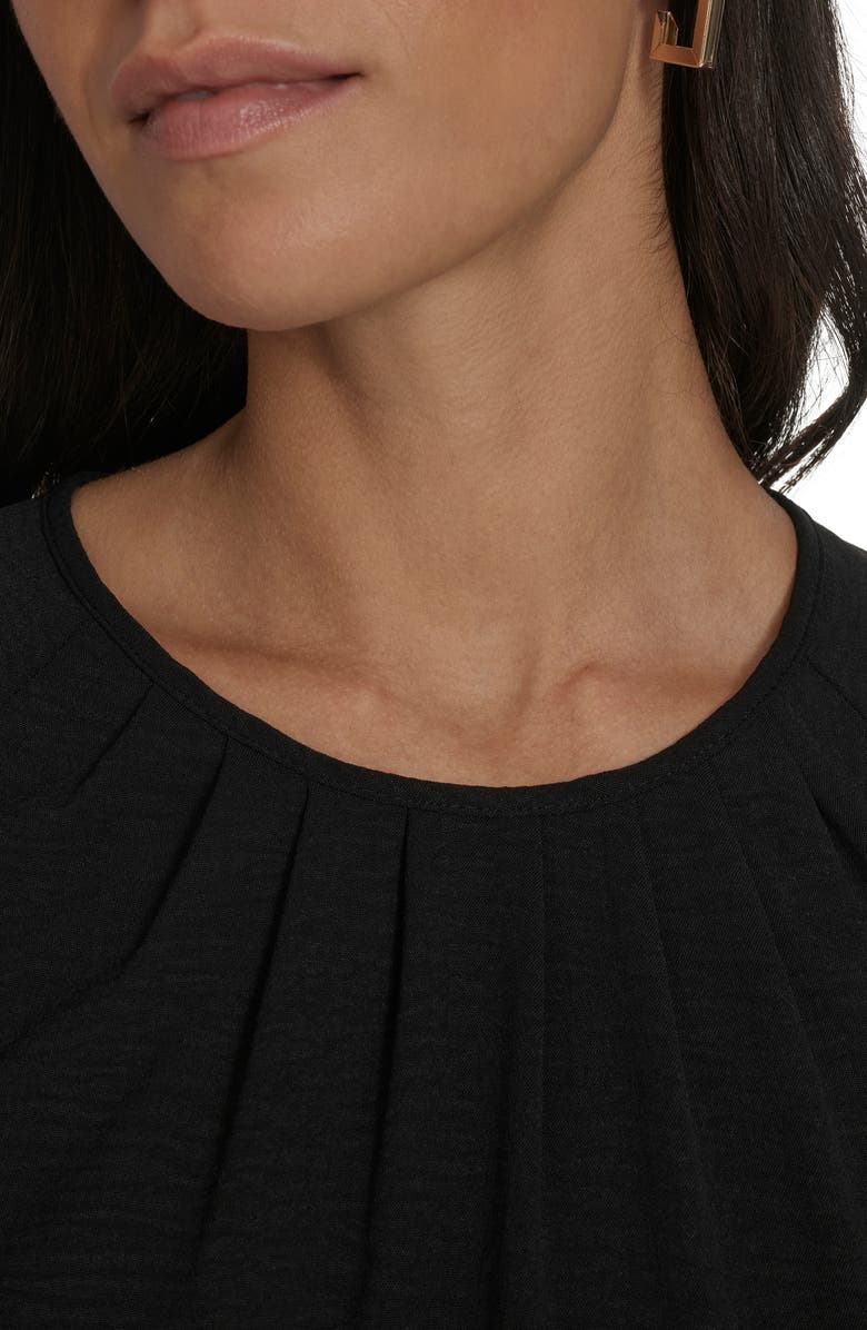 Calvin Klein Aerowash Flutter Sleeve Pleated Dress, Alternate, color,