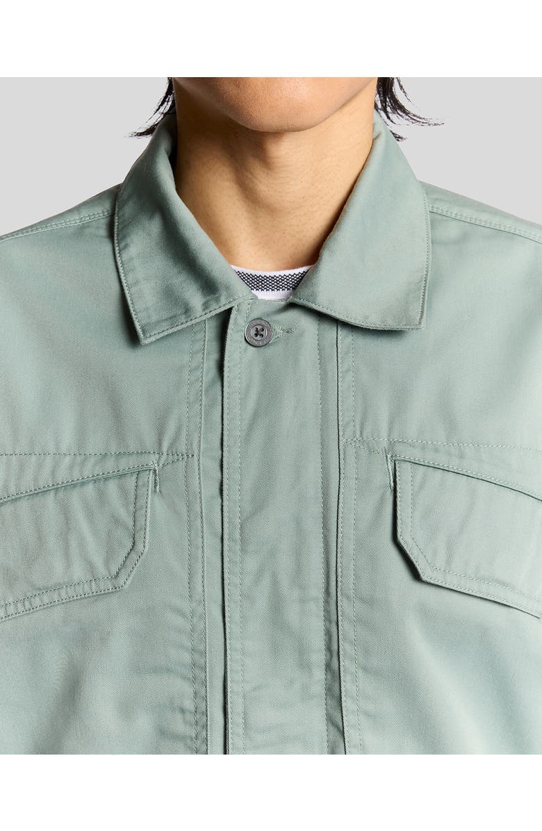 Lyle & Scott Long Sleeve Multi Pocket Overshirt, Alternate, color, Cold Mint