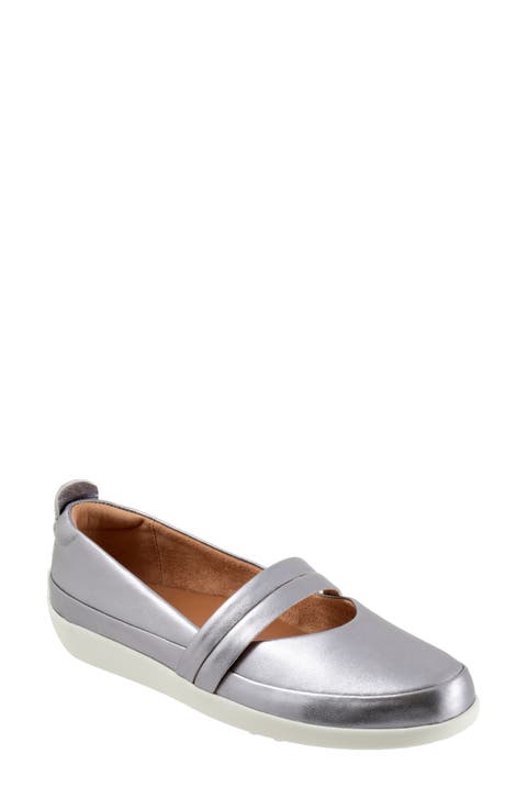 Devon Mary Jane Flat - Multiple Widths Available (Women)