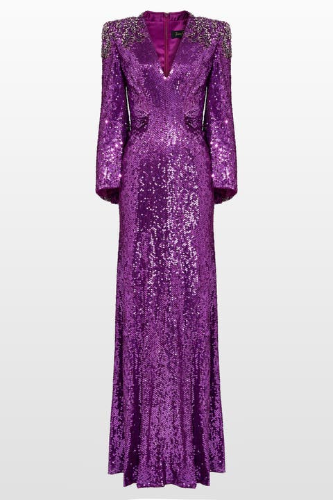 Zinnia embellished gown