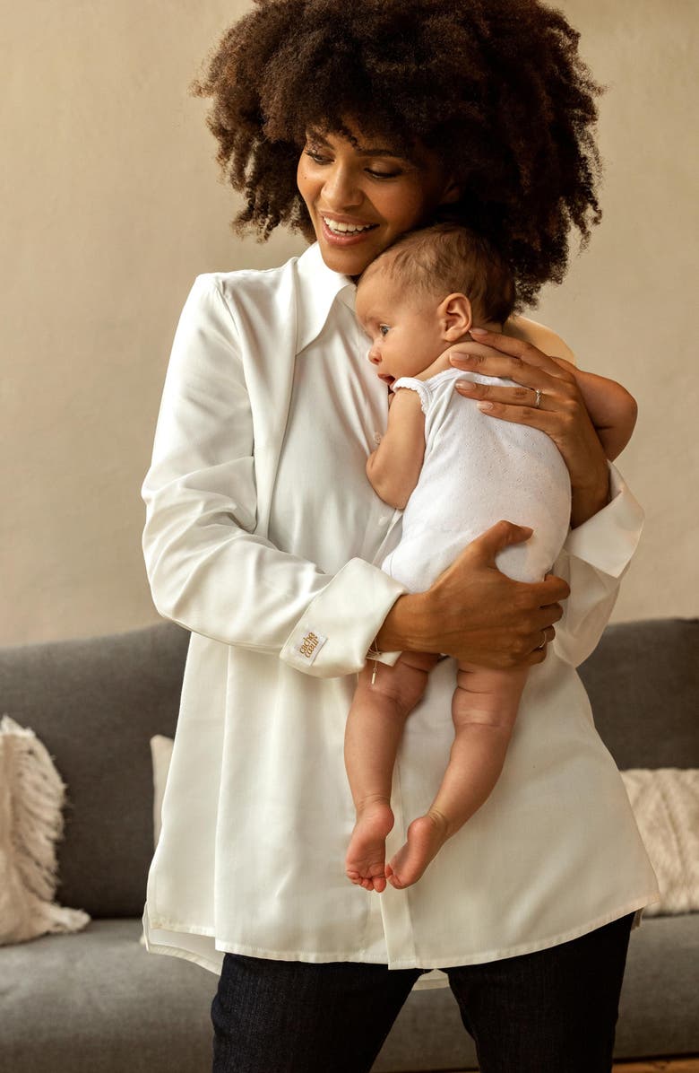 Cache Coeur Tina Maternity/Nursing Button-Up Shirt, Alternate, color,