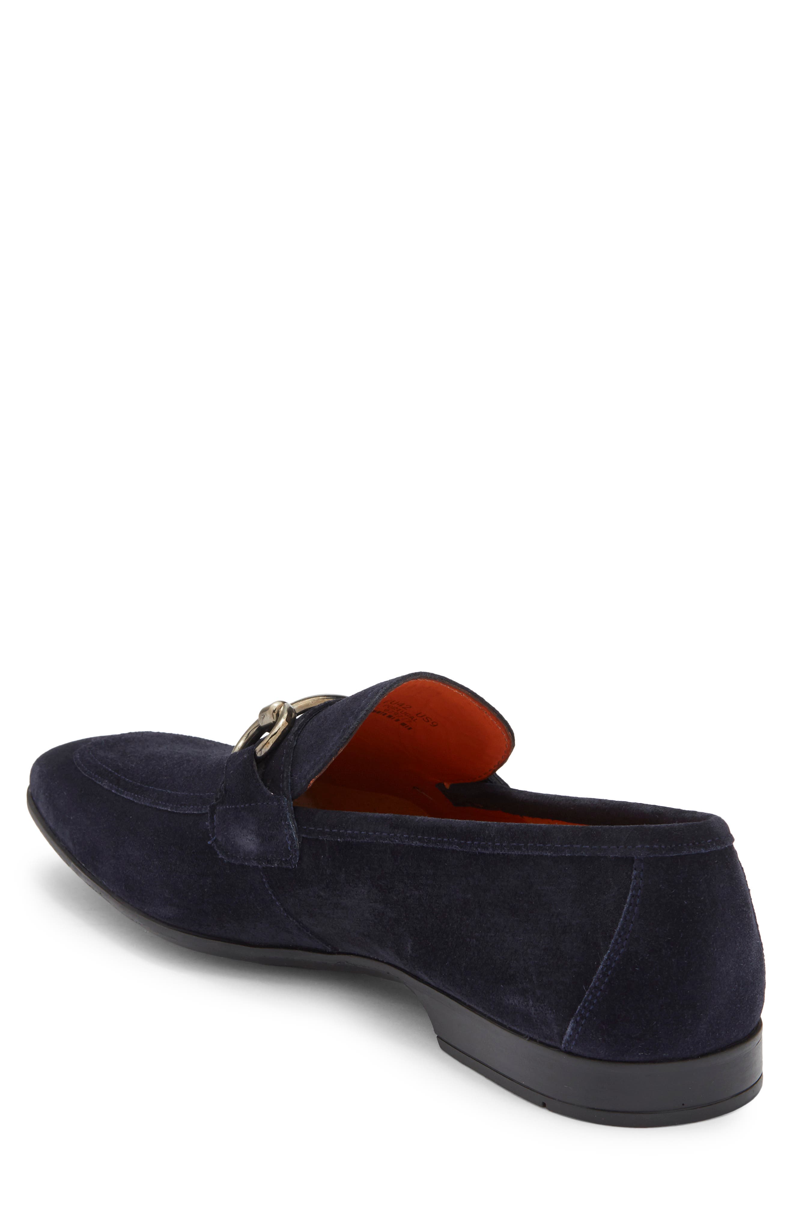 Talaz Horsebit Loafer, Alternate, color, NAVY SUEDE / NAVY