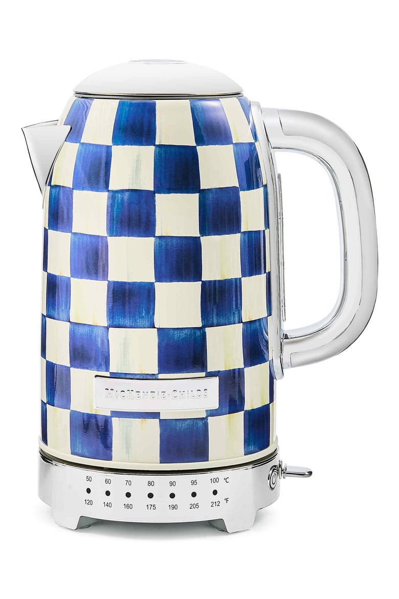 Royal Check Electric Kettle, Main, color, ROYAL