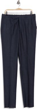 Peter Millar Harker Wool & Cotton Flat Front Trousers