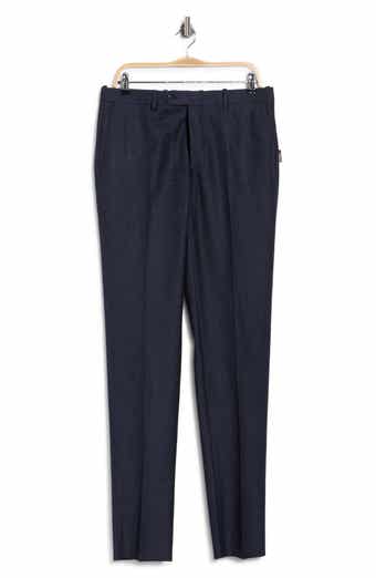 Harker Wool & Cotton Flat Front Trousers