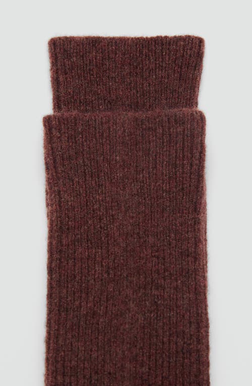 Mango Wool & Cashmere Socks In Blue