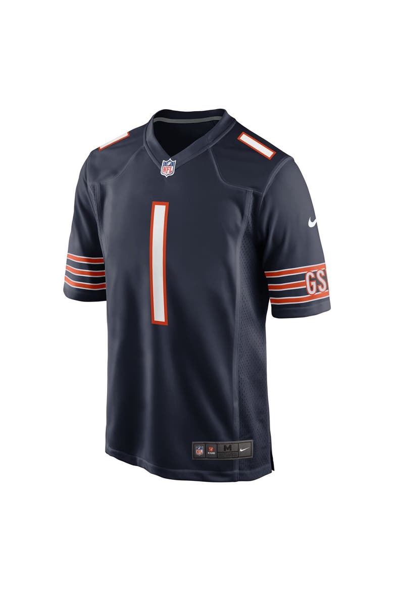 Men's Nike Jaylon Johnson  Navy Chicago Bears  Game Jersey, Alternate, color, Navy