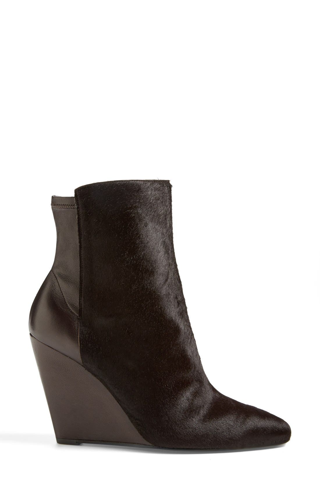 Vince 'Lanie' Calf Hair Bootie, Alternate, color, 