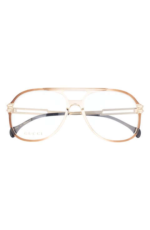 58mm Aviator Optical Frames