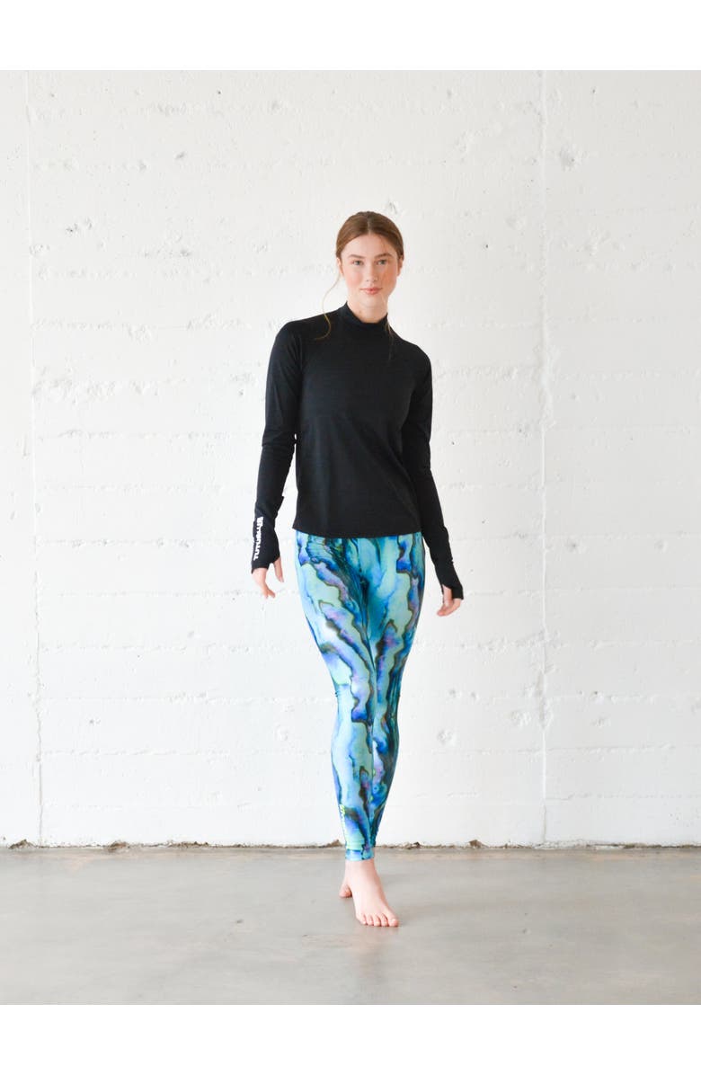 TUTUBLUE Women's Pullover Raglan Rash Guard Swim Top - UPF 50+, Main, color, Deep Black