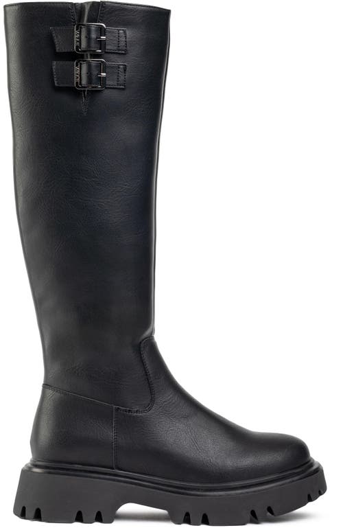 V.gan London Vegan Bram Knee-high Boots In Black