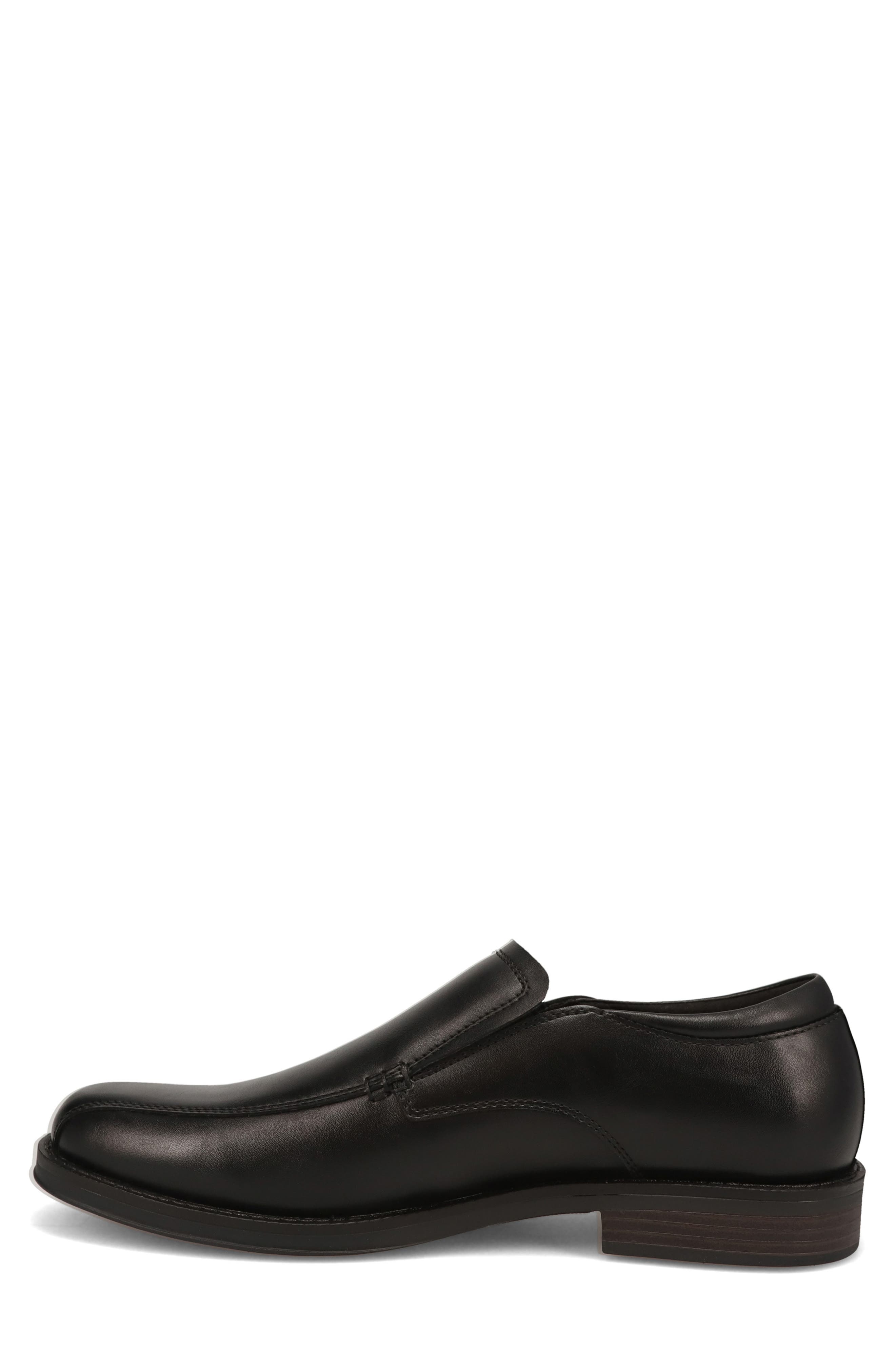 Benedict Faux Leather Loafer, Alternate, color, BLACK