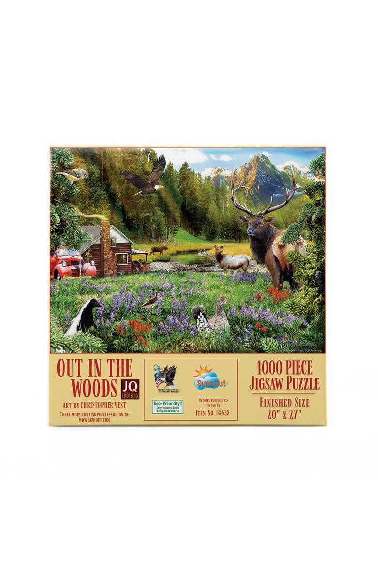Sunsout Out in the Woods 1000 piece Jigsaw Puzzle for Adults, Alternate, color, Multicolor
