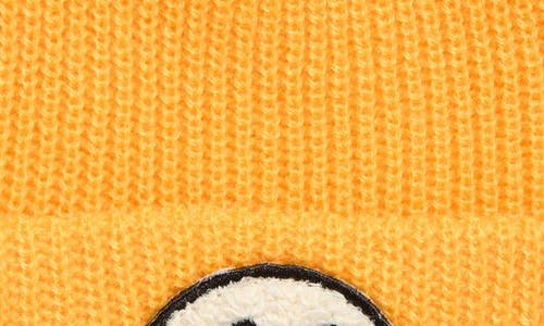 Tiny Whales Kids' No Sad Days Beanie In Yellow