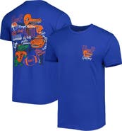 IMAGE ONE Men's Royal Florida Gators Vintage Through the Years Two-Hit T-Shirt