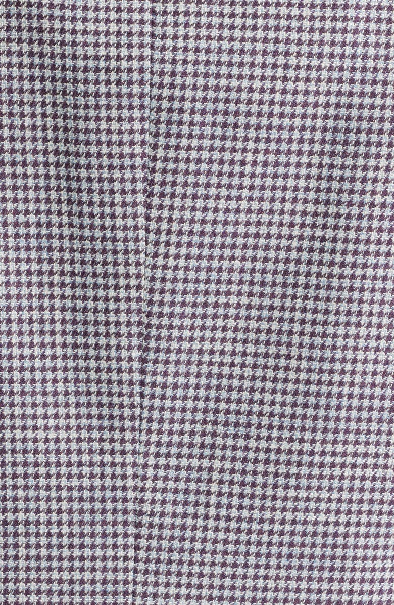 Heritage Gold Purple Houndstooth Wool Blend Sport Coat, Alternate, color, Purple