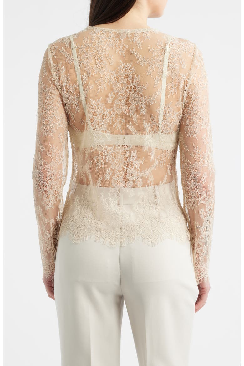 Fallon Sheer Lace Top, Alternate, color, ANTIQUE