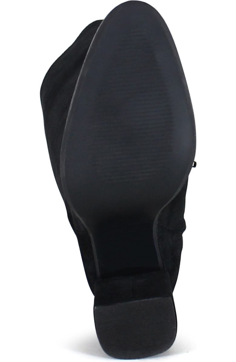 Diba True TEXT BACK Suede Stove Pipe Tall Boot, Alternate, color, Black