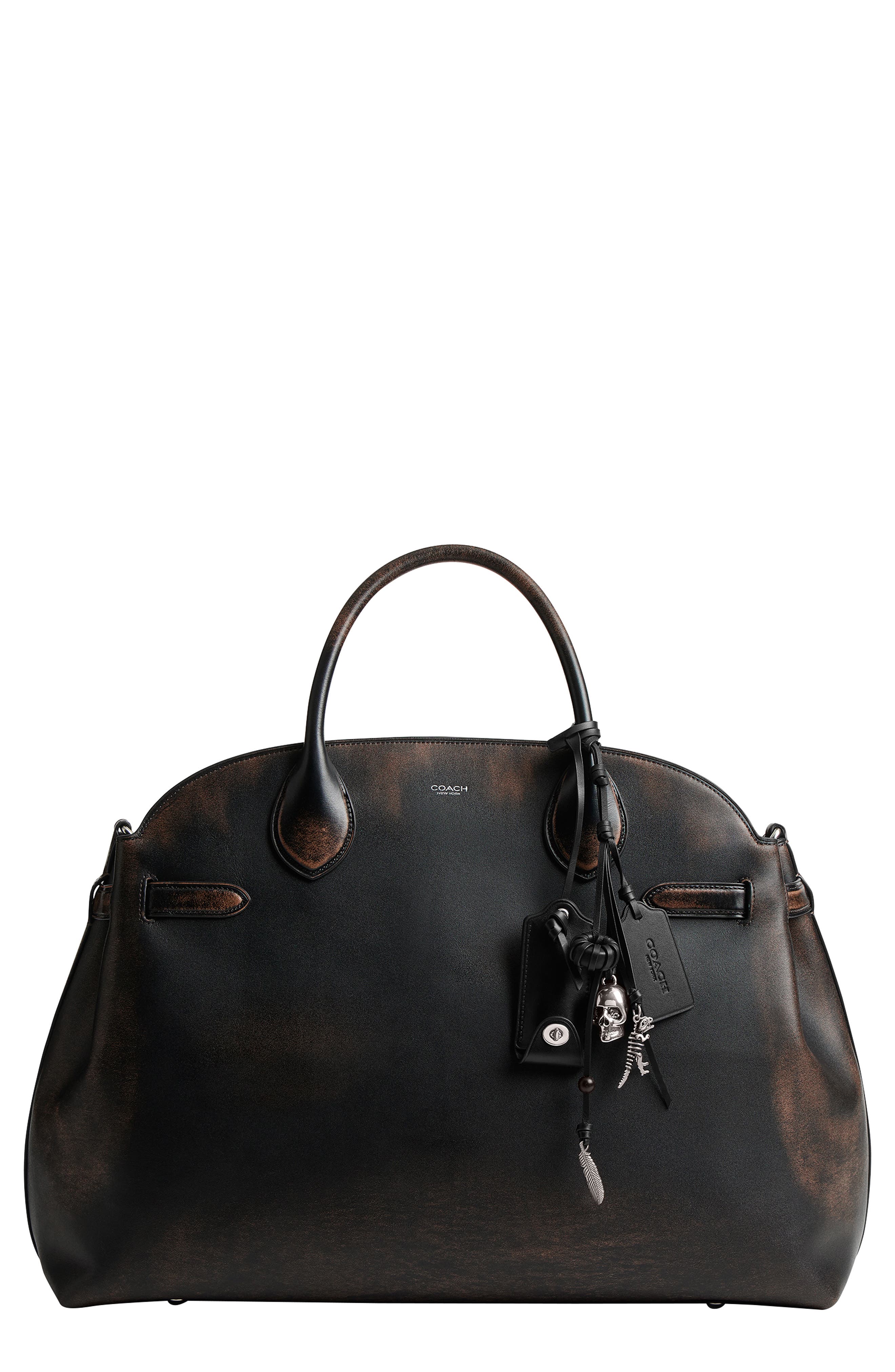 COACH Empire 48 Loved Leather Carryall Bag, Main, color, 