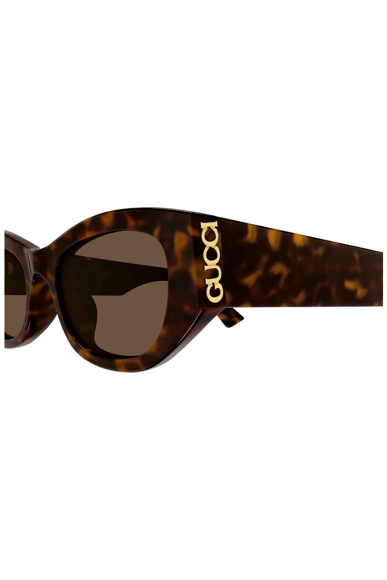 53mm Cat Eye Sunglasses, Alternate, color, HAVANA