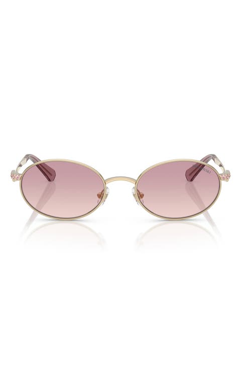 53mm Oval Sunglasses