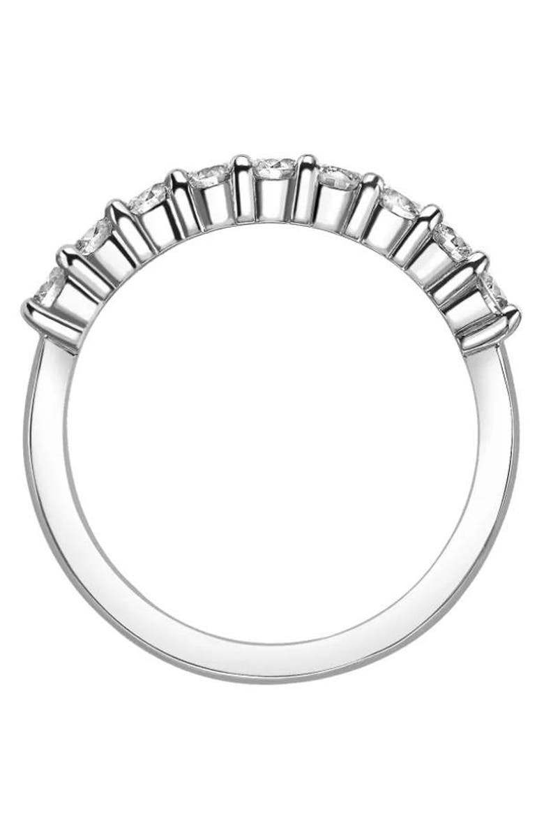 Bliss Diamond 1/2 Ct Lab Grown Diamond Stackable Anniversary Wedding Ring Gold, Alternate, color, 10K White Gold