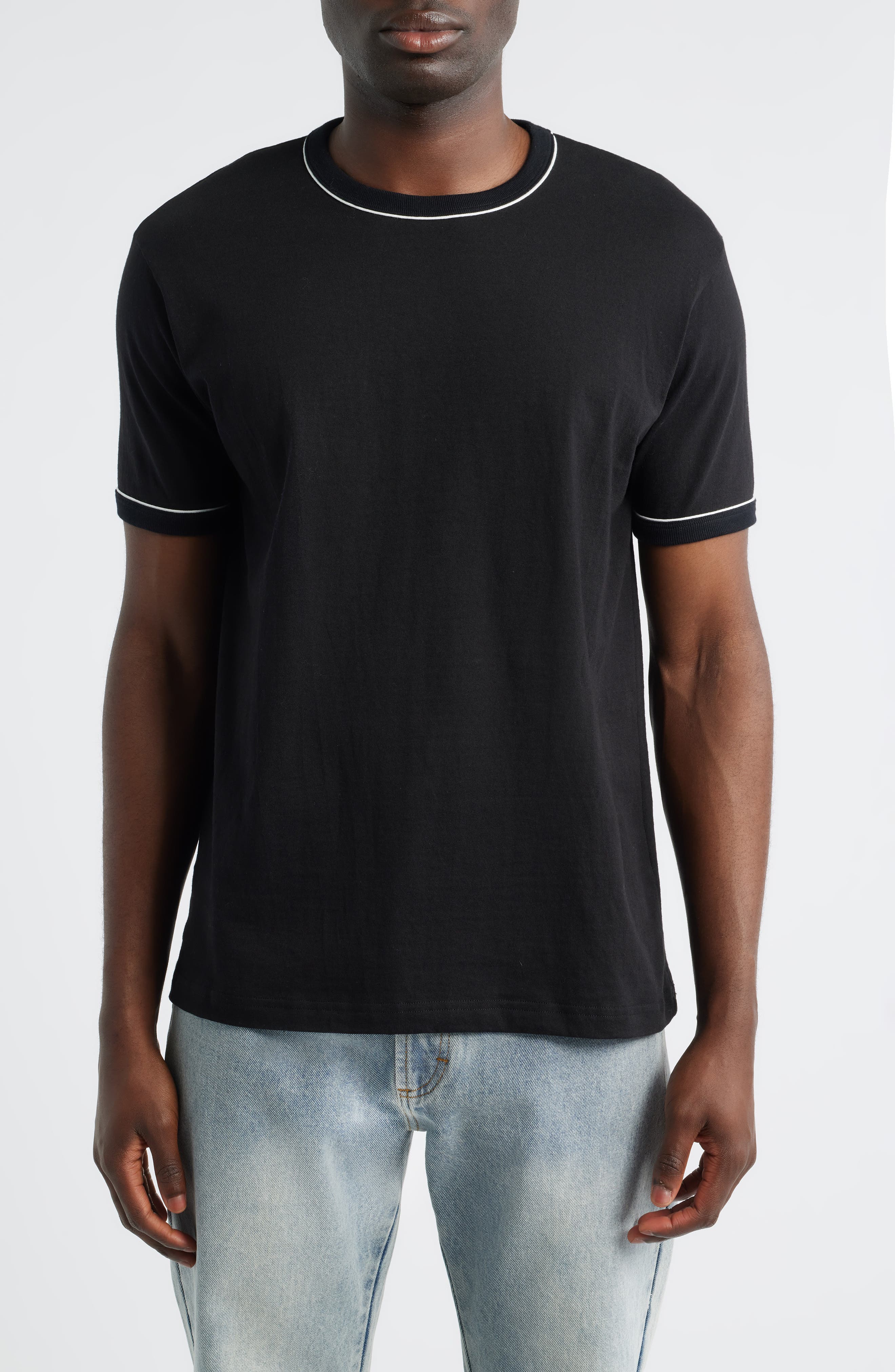 Piping Hot Cotton Ringer T-Shirt