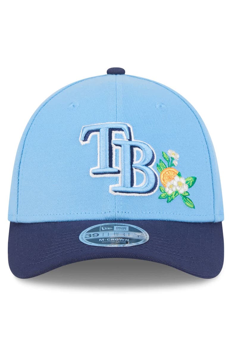 New Era Men's New Era Light Blue/Navy Tampa Bay Rays 2026 Spring Training M-Crown 39THIRTY Flex Hat, Alternate, color, Light Blue