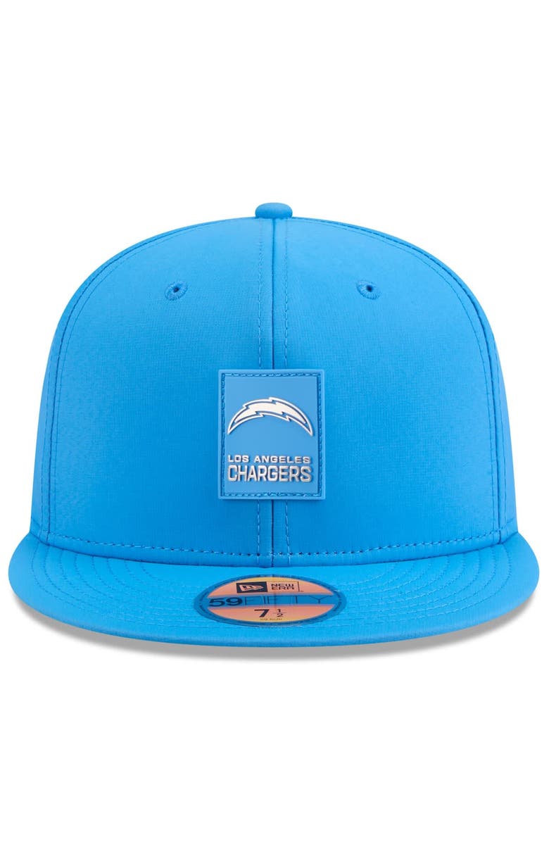 New Era Men's New Era Powder Blue Los Angeles Chargers 2025 Sideline 59FIFTY Fitted Hat, Alternate, color, Powder Blue