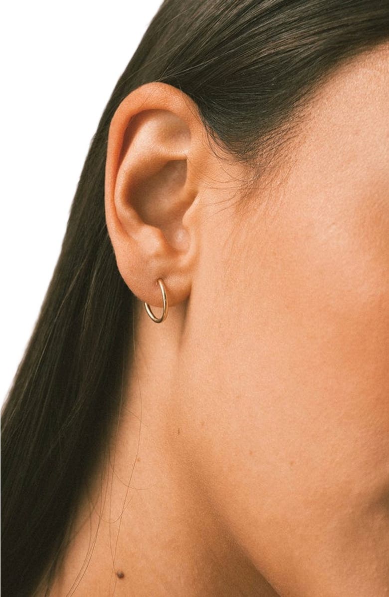 MADE BY MARY Live In Hoops Trio Set, Alternate, color, Silver