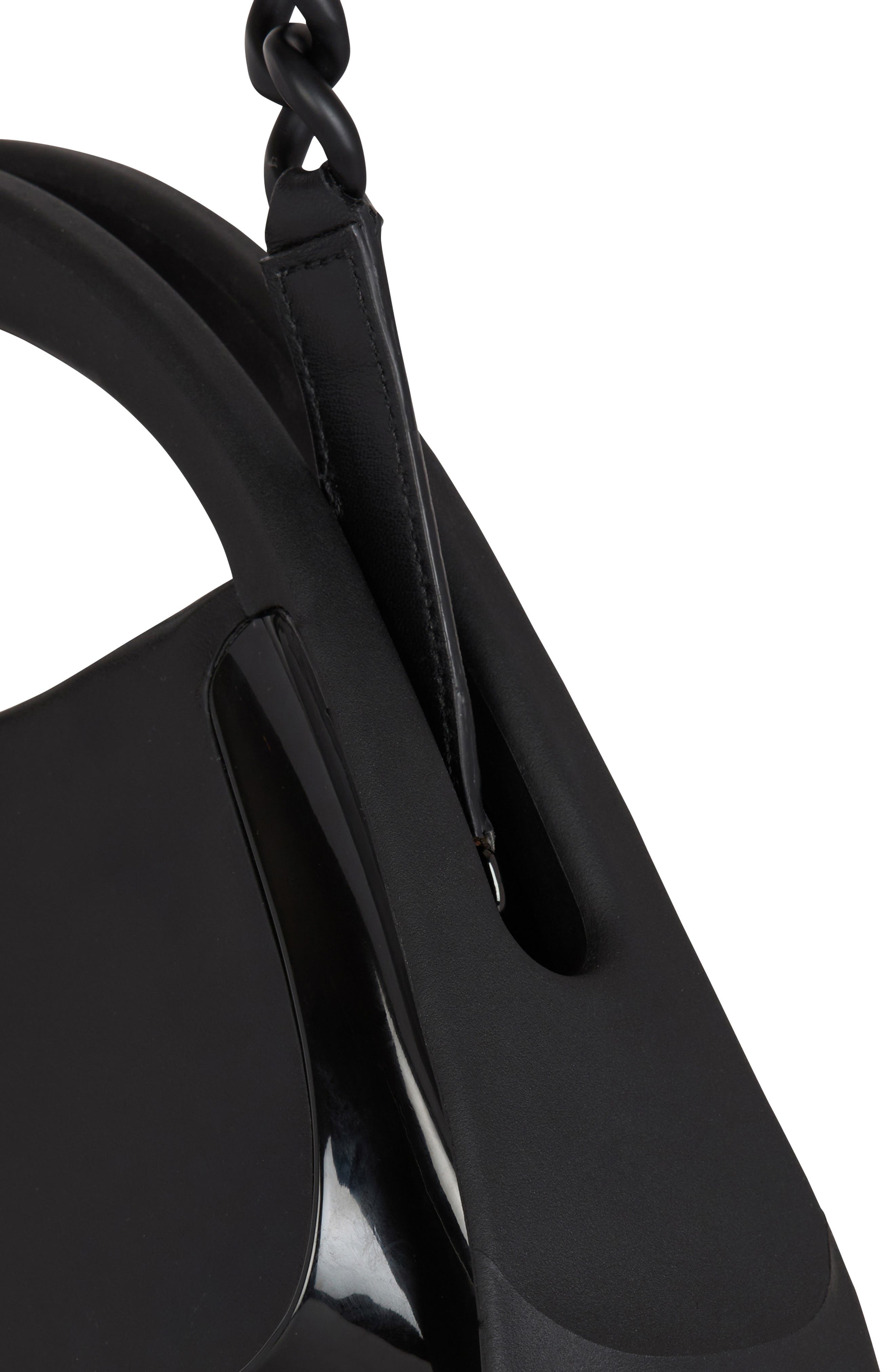 Balmain Medium Jolie Madame Faux Leather Top Handle Bag, Alternate, color, 