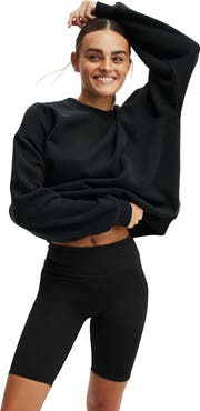 COTTON ON BODY Women's Active Plush Crew Sweatshirt