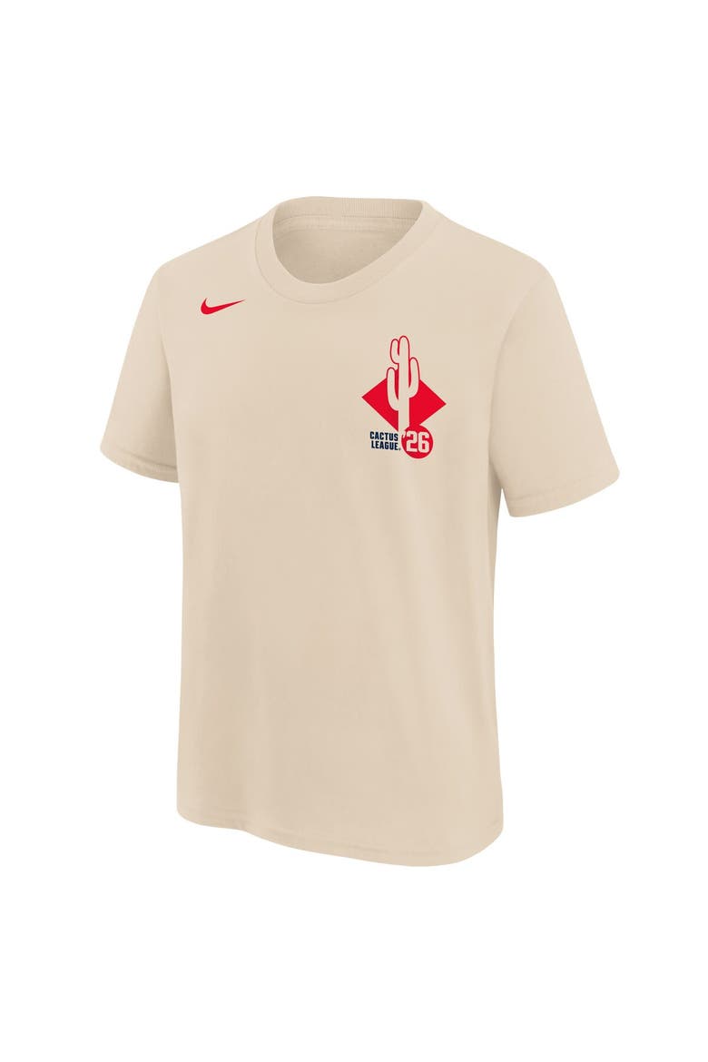 Youth Nike Natural 2026 Spring Training Cactus League T-Shirt, Alternate, color, Natural