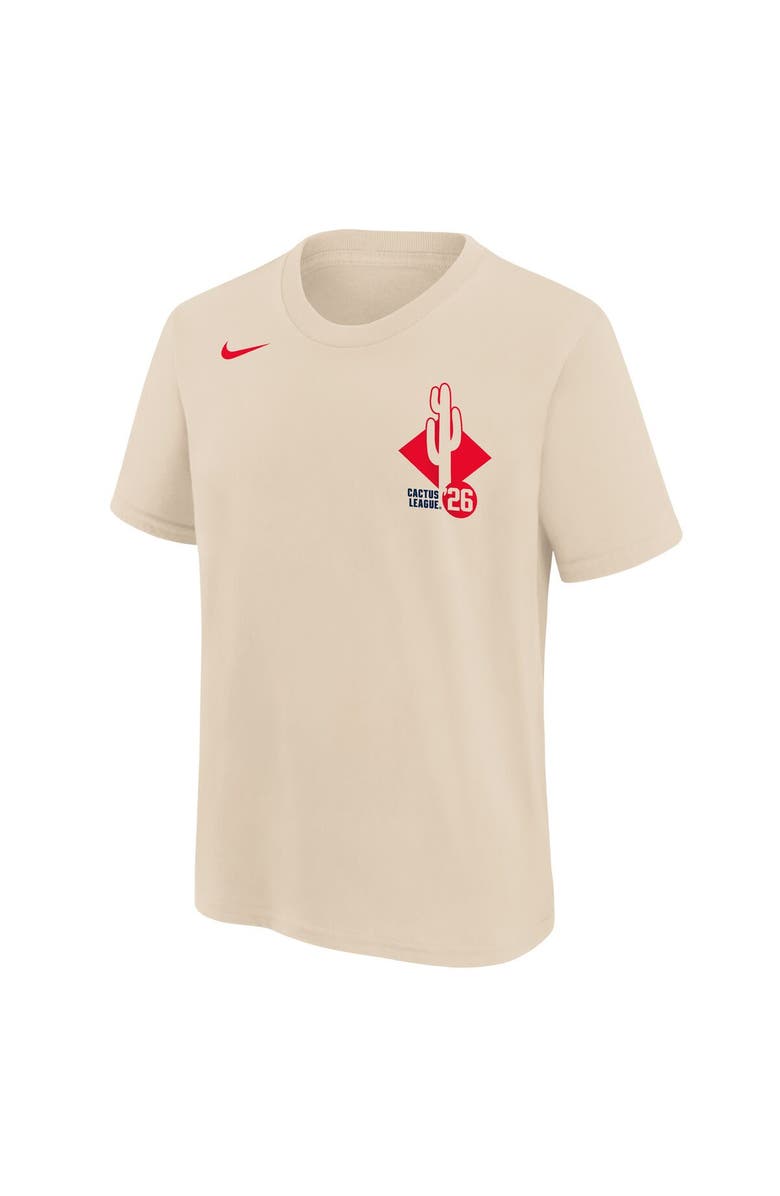 Nike Youth Nike Natural 2026 Spring Training Cactus League T-Shirt, Alternate, color, Natural
