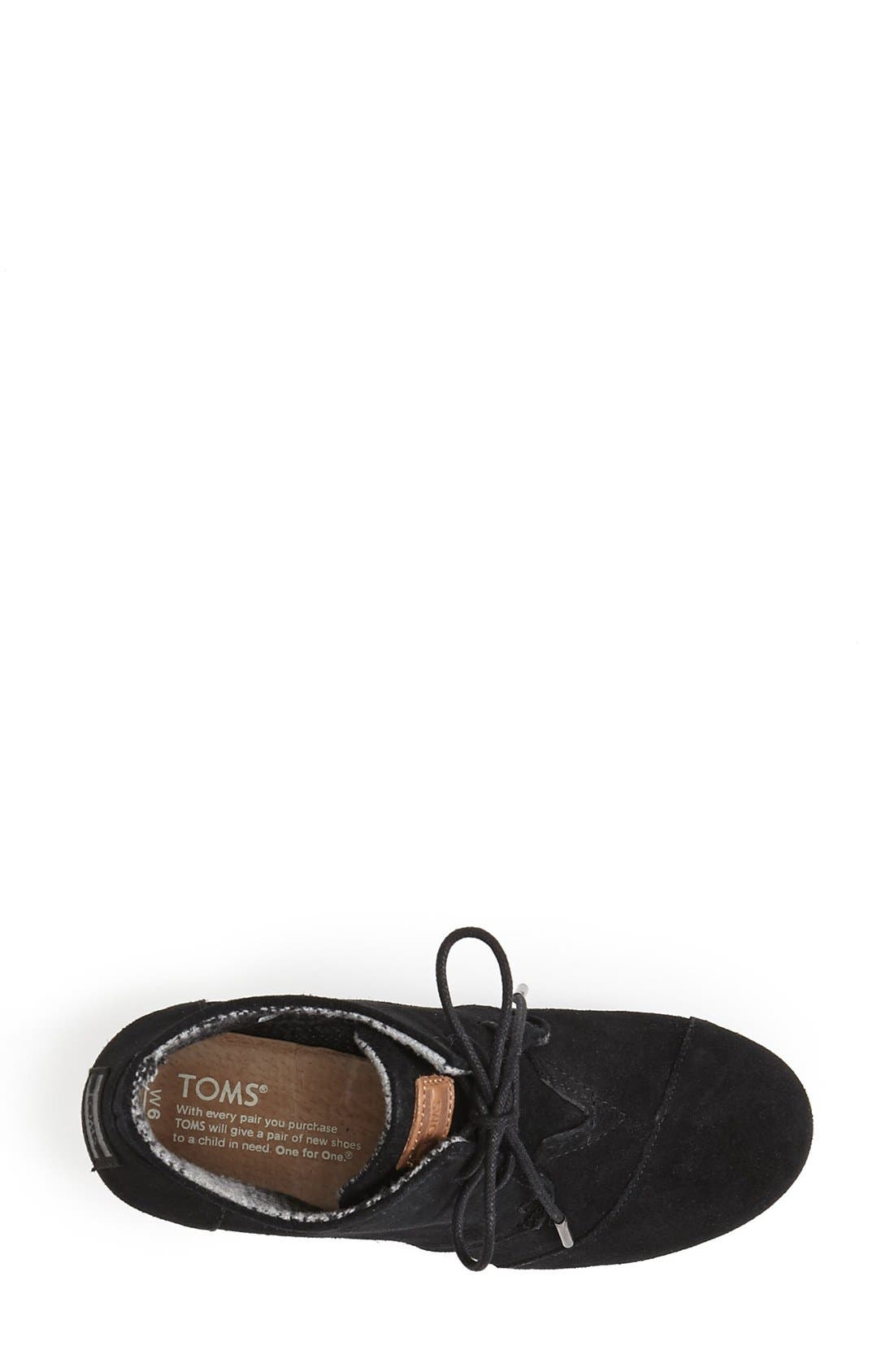 TOMS 'Desert' Wedge Bootie, Alternate, color, 