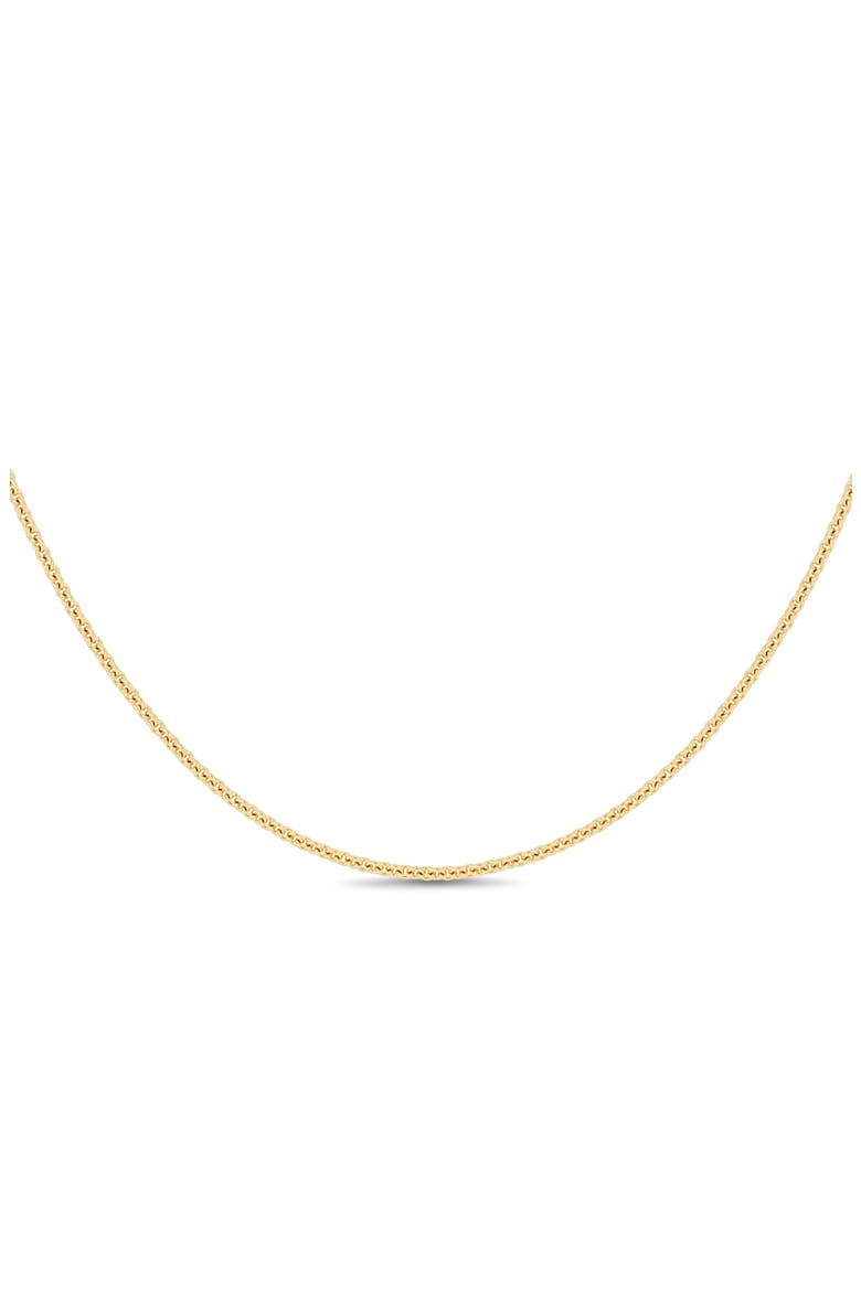 14K Gold Cable Chain Necklace, 1.5mm, Alternate, color, 14KY