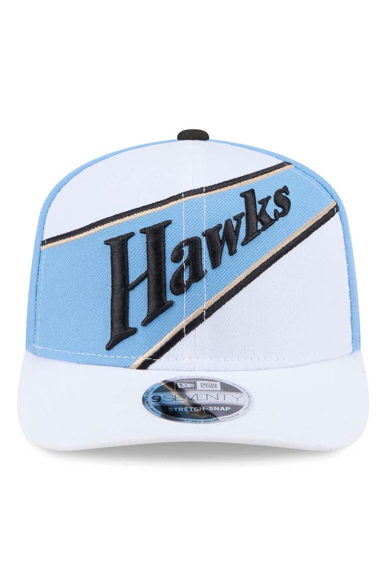 New Era Men's New Era White Atlanta Hawks 2024/25 City Edition 9SEVENTY Stretch-Snap Hat, Alternate, color,