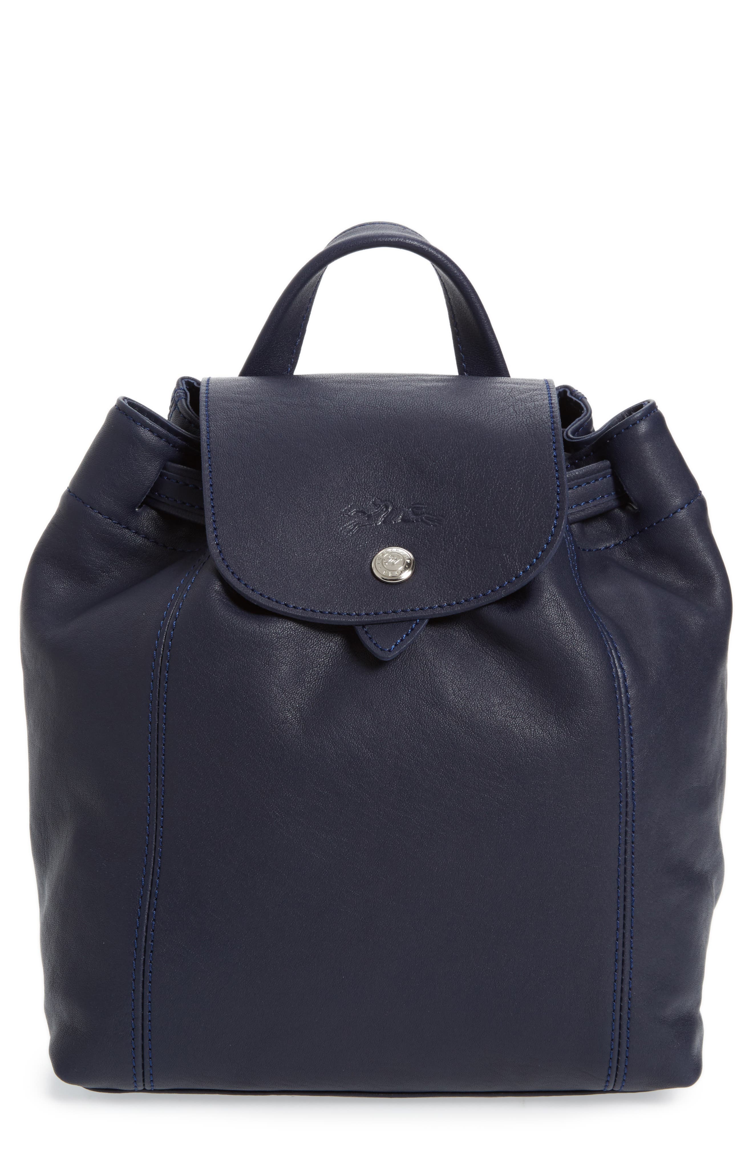 Longchamp Le Pliage Cuir Backpack