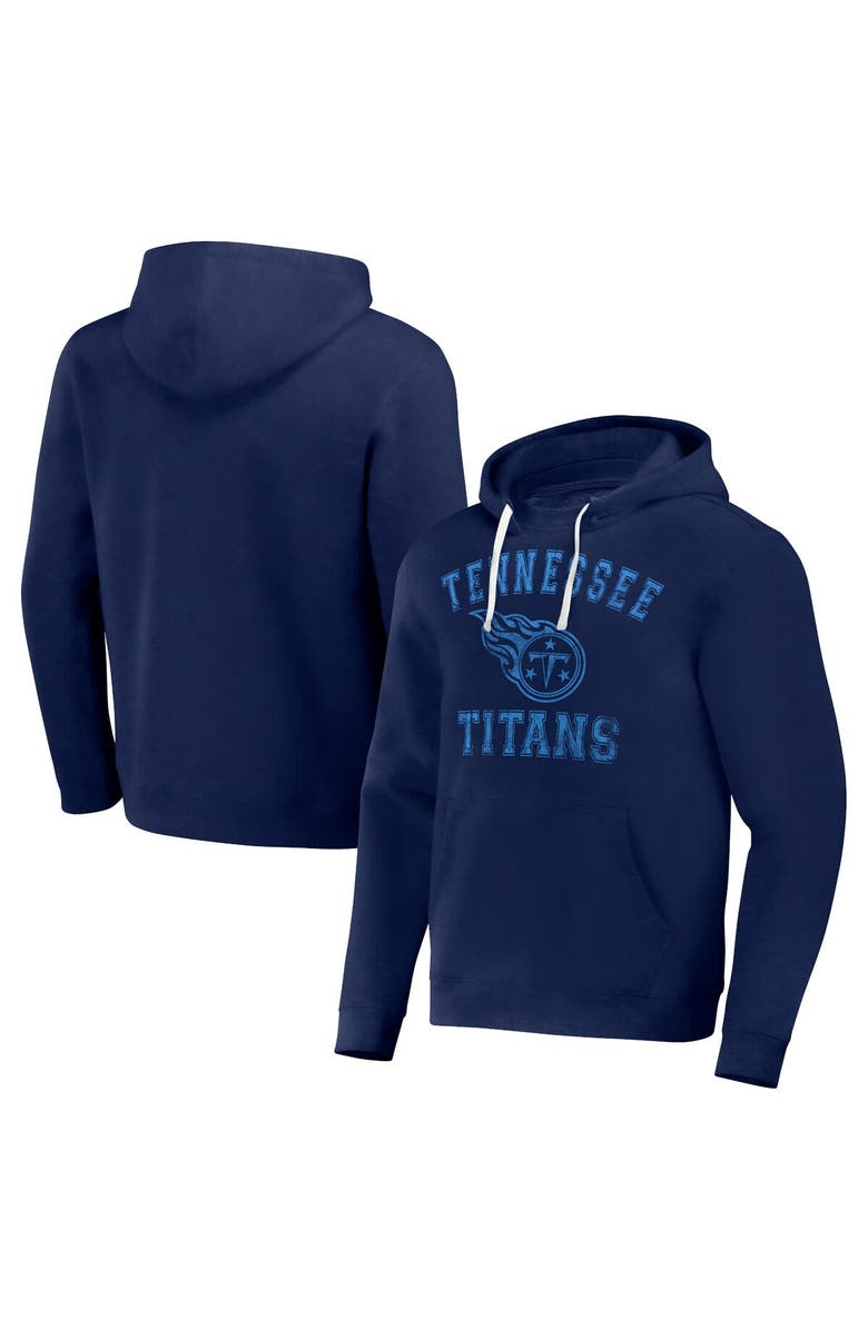 NFL X DARIUS RUCKER Men's NFL x Darius Rucker Collection by Fanatics Navy Tennessee Titans Coaches Pullover Hoodie, Main, color, Navy